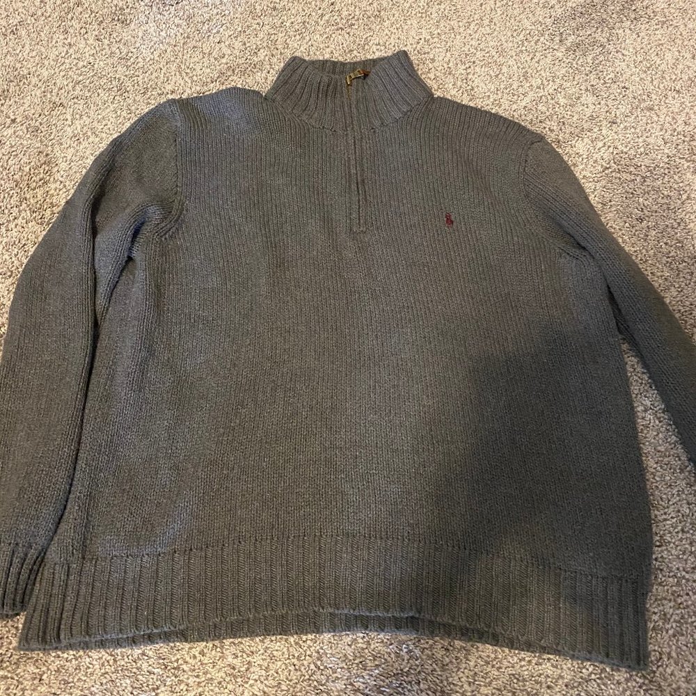 Men's Polo grey sweater